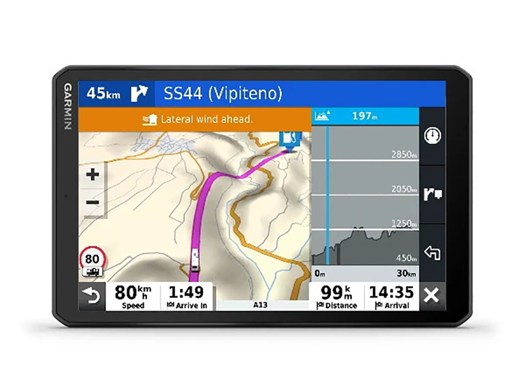 Lil Minst Balling Camper navigatie - 8-inch camper navigatie (en auto met caravan combinatie)  met Digital Traffic - (CAMPER-890-MT-D) | Caliber