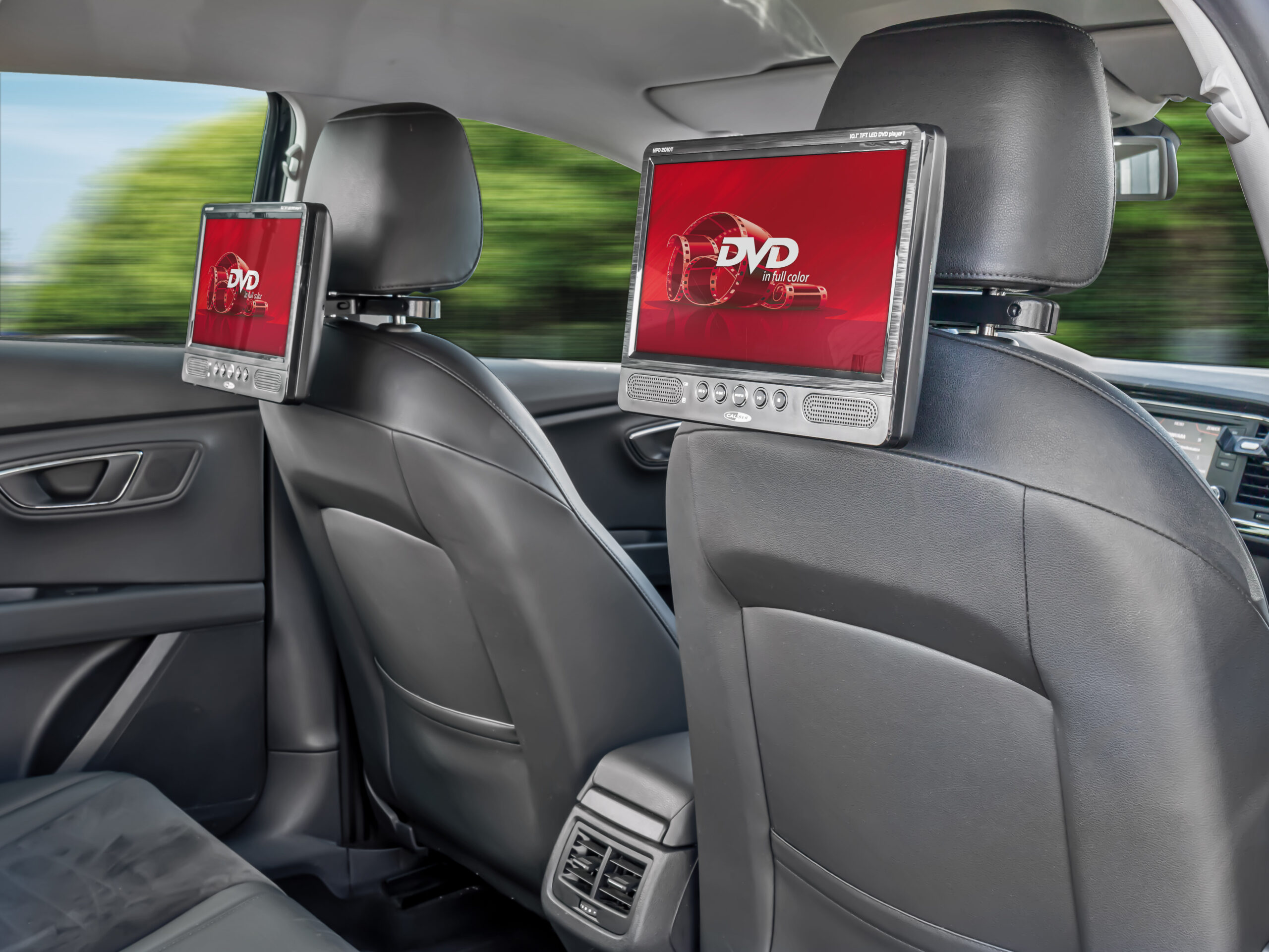 Headrest Mounting Portable DVD Players Black (DVDBRACKET) Caliber