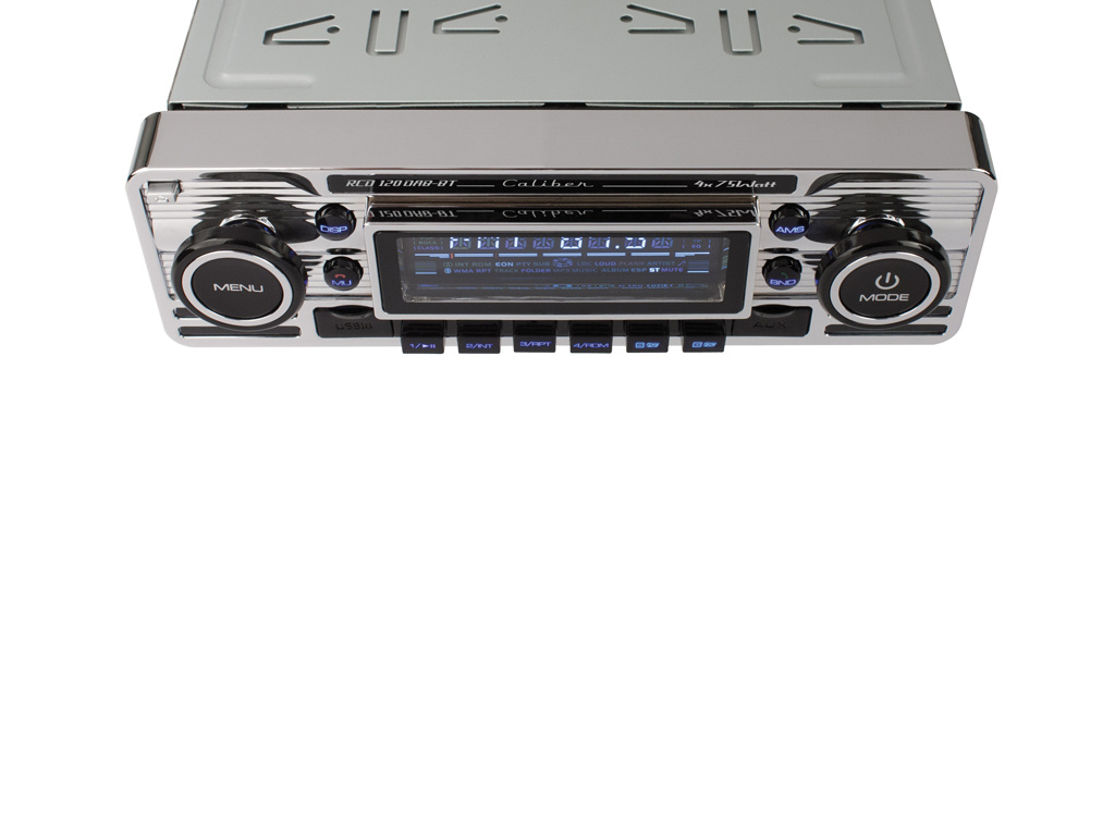 Car radio DAB+ Retro Chrome (RCD120DABBT) Caliber
