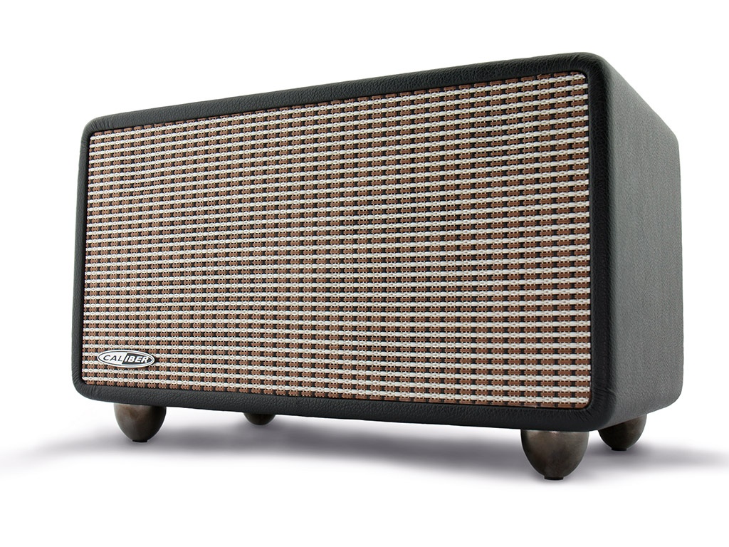 Cassa Bluetooth Retrò Caliber HFG411BT – Altoparlante Wireless Portatile – Colore Nero