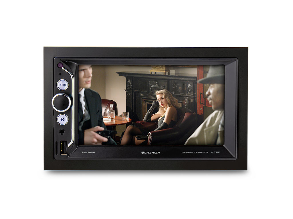 Autoradio met Bluetooth® technologie - 2 DIN - 6.2" Touchscreen - AM/FM - USB - SD - AUX (RMD806BT)