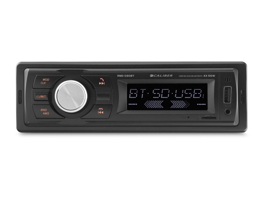 snijder banner Aan boord Car radio with Bluetooth and USB, FM -Radio, AUX and SD - with built -in  microphone - Extreme shallow (RMD030BT) | Caliber