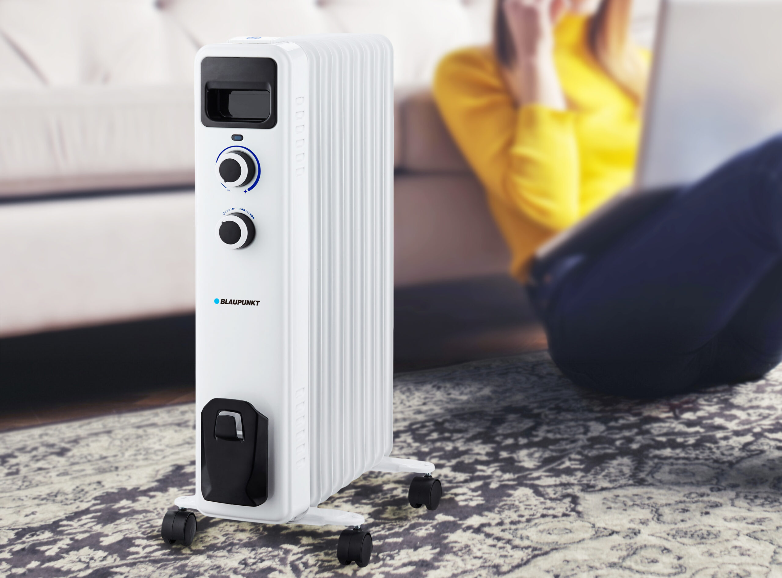 Heating - Electric heater - Oil-filled radiator - 2000 watts (HOR401) |  Caliber