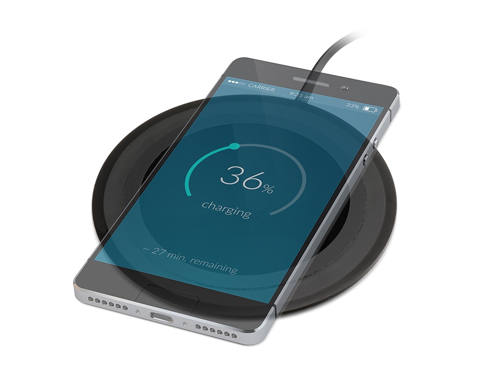 volgorde professioneel Malaise Draadloze Smartphone Oplader - QI Gecertificeerd - Universele Lader met Ultra Plat Design (PSQ10-B) | Caliber volgorde professioneel Malaise Draadloze Smartphone Oplader - QI Gecertificeerd - Universele Lader met Ultra Plat Design (PSQ10-B) | Caliber