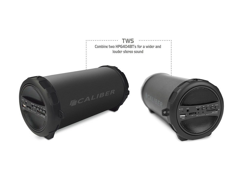Flash Onbelangrijk Rauw Draadloze Speaker met Draagriem - Bluetooth, USB, SD en AUX - Accu voor 16 Uur Speeltijd (HPG404BT) | Caliber Flash Onbelangrijk Rauw Draadloze Speaker met Draagriem - Bluetooth, USB, SD en AUX - Accu voor 16 Uur Speeltijd (HPG404BT) | Caliber