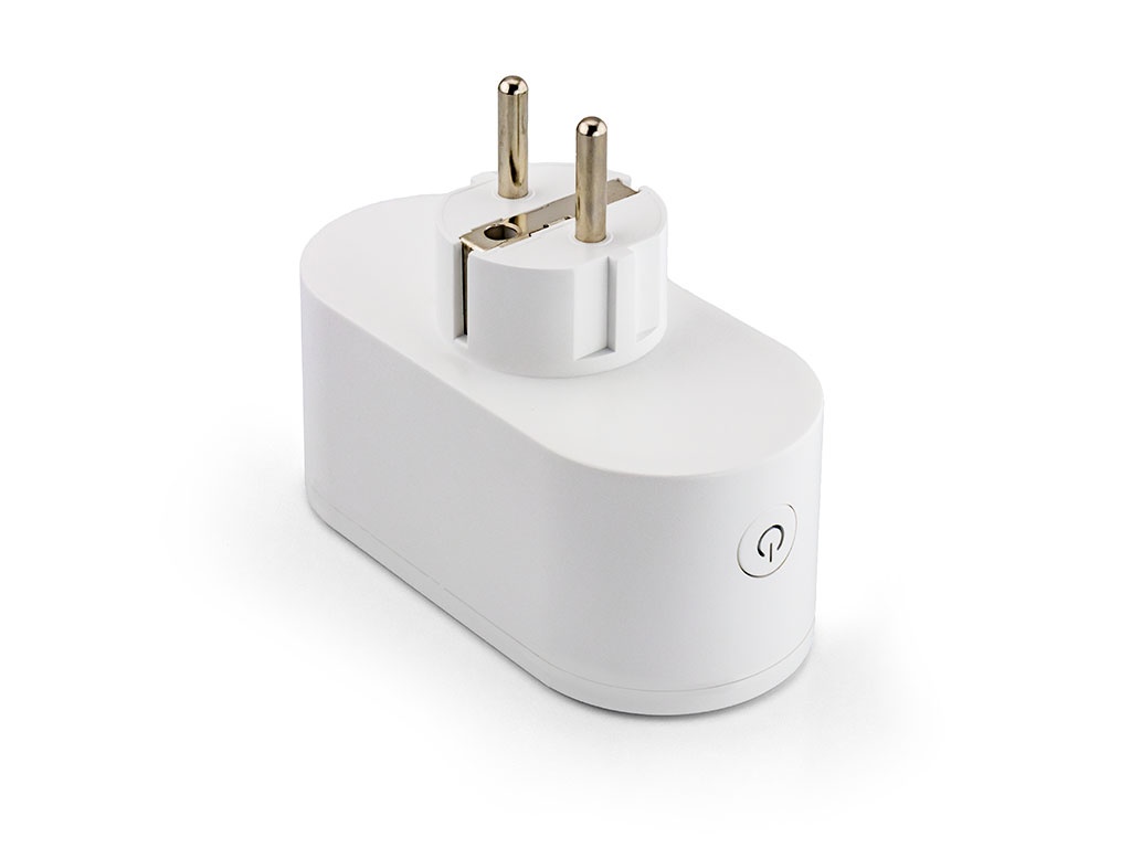 Double smart plug - Smart plug for energy saving - Google Home,   Alexa and Siri (HWP121E)