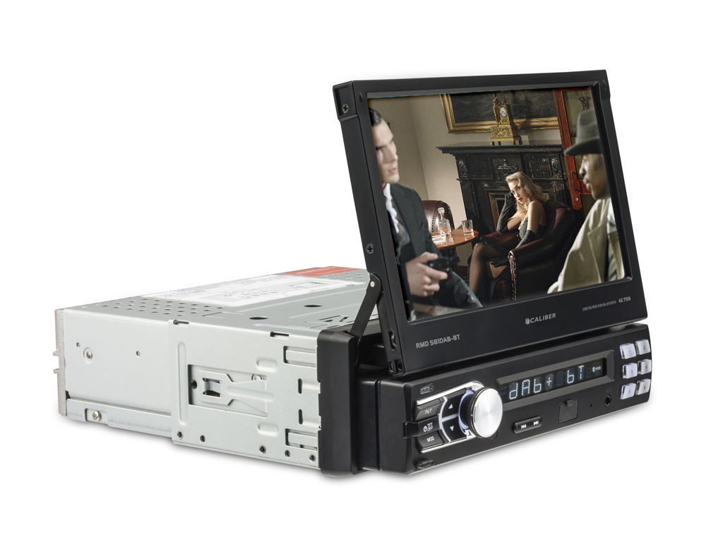 Daarbij Shuraba agitatie Autoradio met Bluetooth - Met Klapscherm - DAB+ en FM-radio - USB en AUX - Camera-ingang (RMD581DAB-BT) | Caliber Daarbij Shuraba agitatie Autoradio met Bluetooth - Met Klapscherm - DAB+ en FM-radio - USB en AUX - Camera-ingang (RMD581DAB-BT) | Caliber