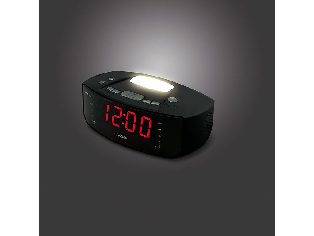 Clock radio Wake Up Light Black (HCG101) Caliber