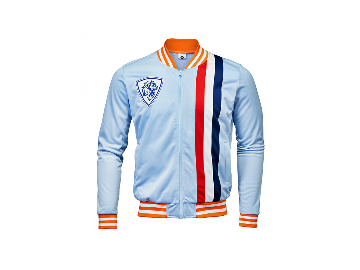 Trainings jas - Koningsdag kleding - Jack - Unisex Dames en Heren - Rood Wit Blauw Oranje - Maat M