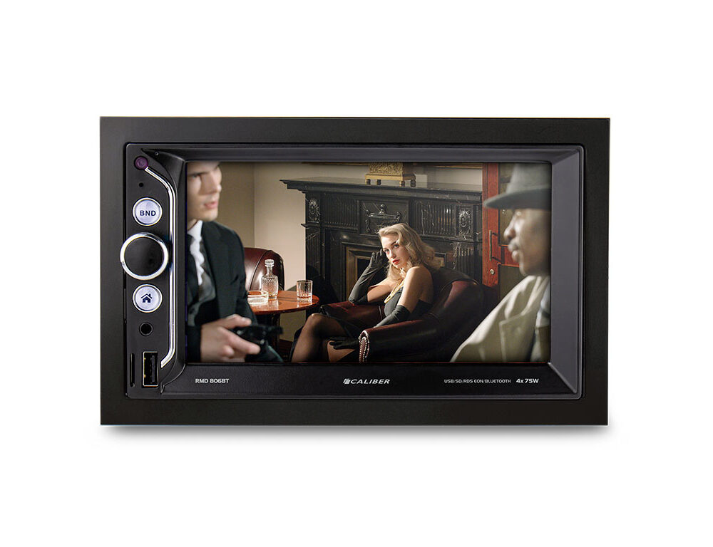 Autoradio met Bluetooth - AUX - 4 x 75 Watt - USB - AM / FM Radio - Mirrorlink - Dubbele Din Touchscreen (RMD806BT)