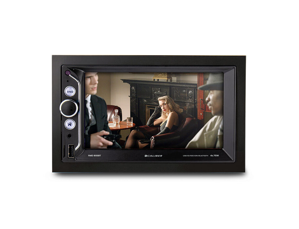Autoradio met Bluetooth - USB - AUX - 4 x 75 Watt - AM / FM Radio - Mirrorlink - 2 Din Touchscreen (RMD805BT)