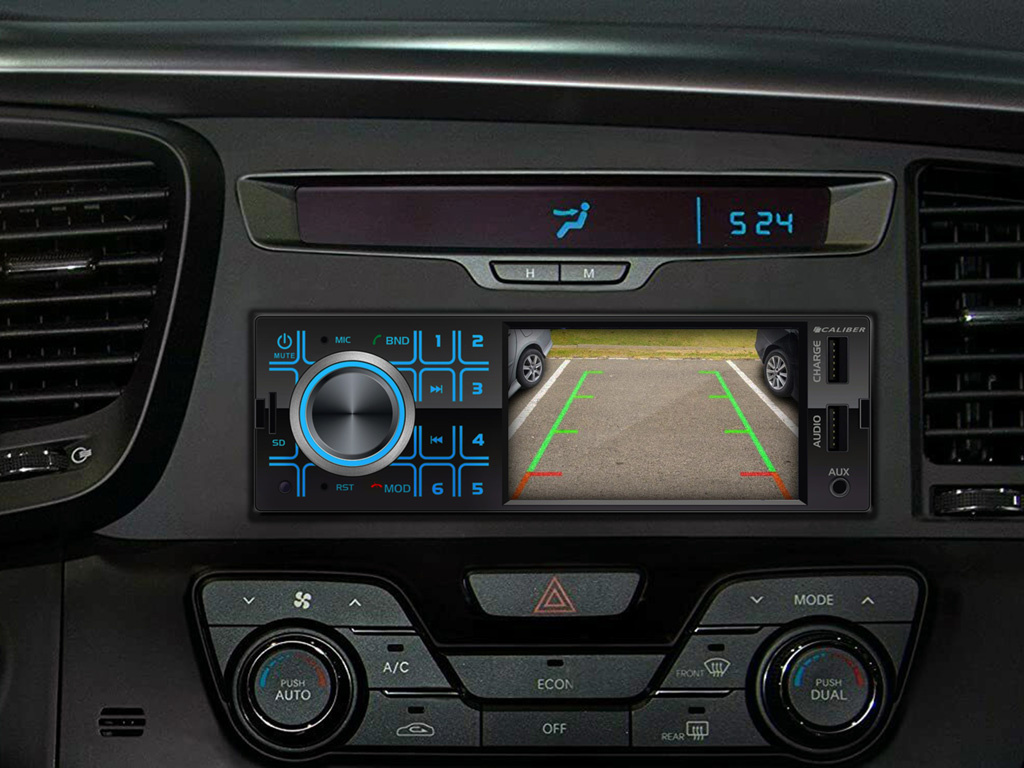 Caliber Autoradio met Bluetooth - DAB - DAB - Klapscherm - USB, SD