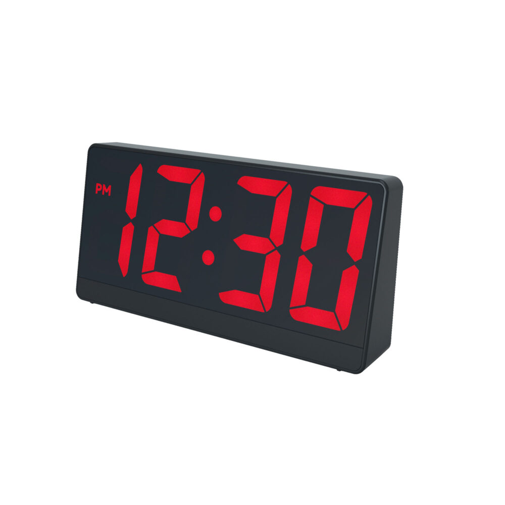 Caliber Réveil Numérique - Réveils numériques - Temps de Snooze Réglable - Réveil - Écran à Intensité Réglable - Horloge Numérique Chambre