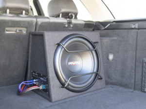 10 pasklare subwoofer kist voor Volvo FH/FM met DLS PS10 400W RMS, 4Ohm