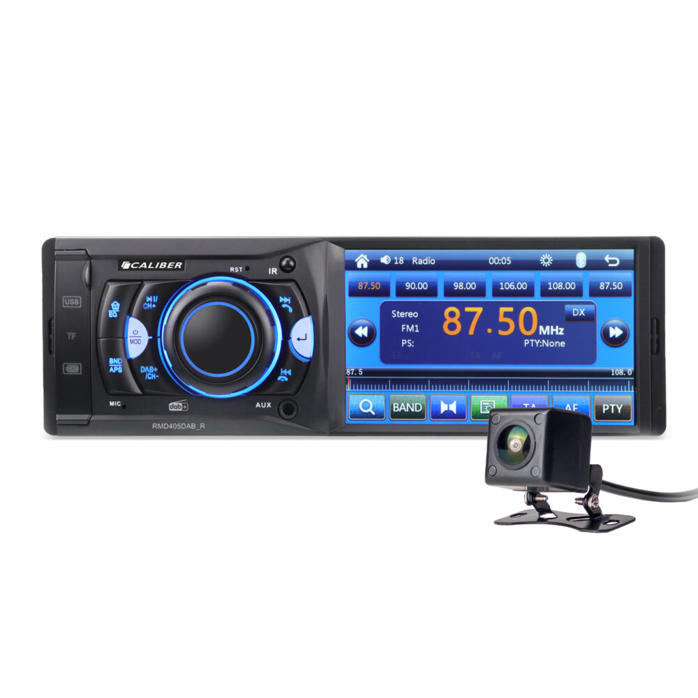 1DIN DAB+ multimedia autoradio met touchscreen (RMD405DAB-R)