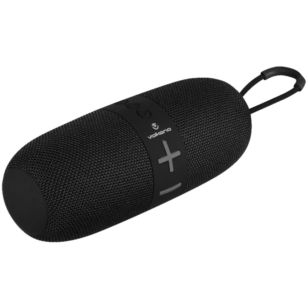 VK-3414-BK - Flow - Bluetooth speaker - Volkano - AUX - Micro SD - USB - TWS - Waterdicht - Zwart