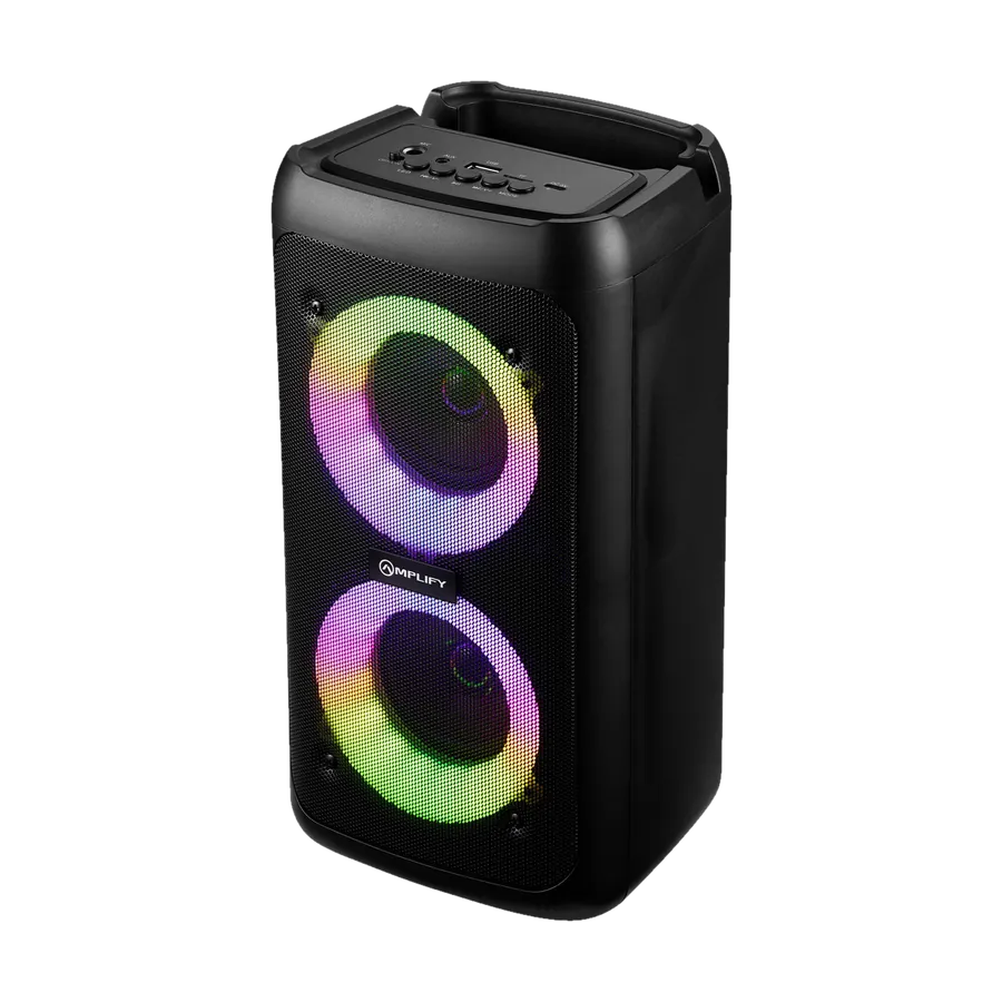 Amplify portable party speaker with LED rings