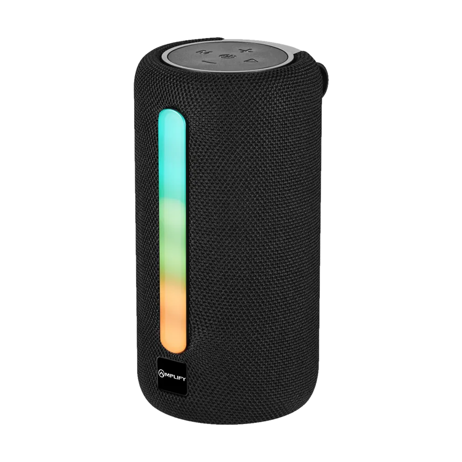 Amplify portable Bluetooth speaker with LED light